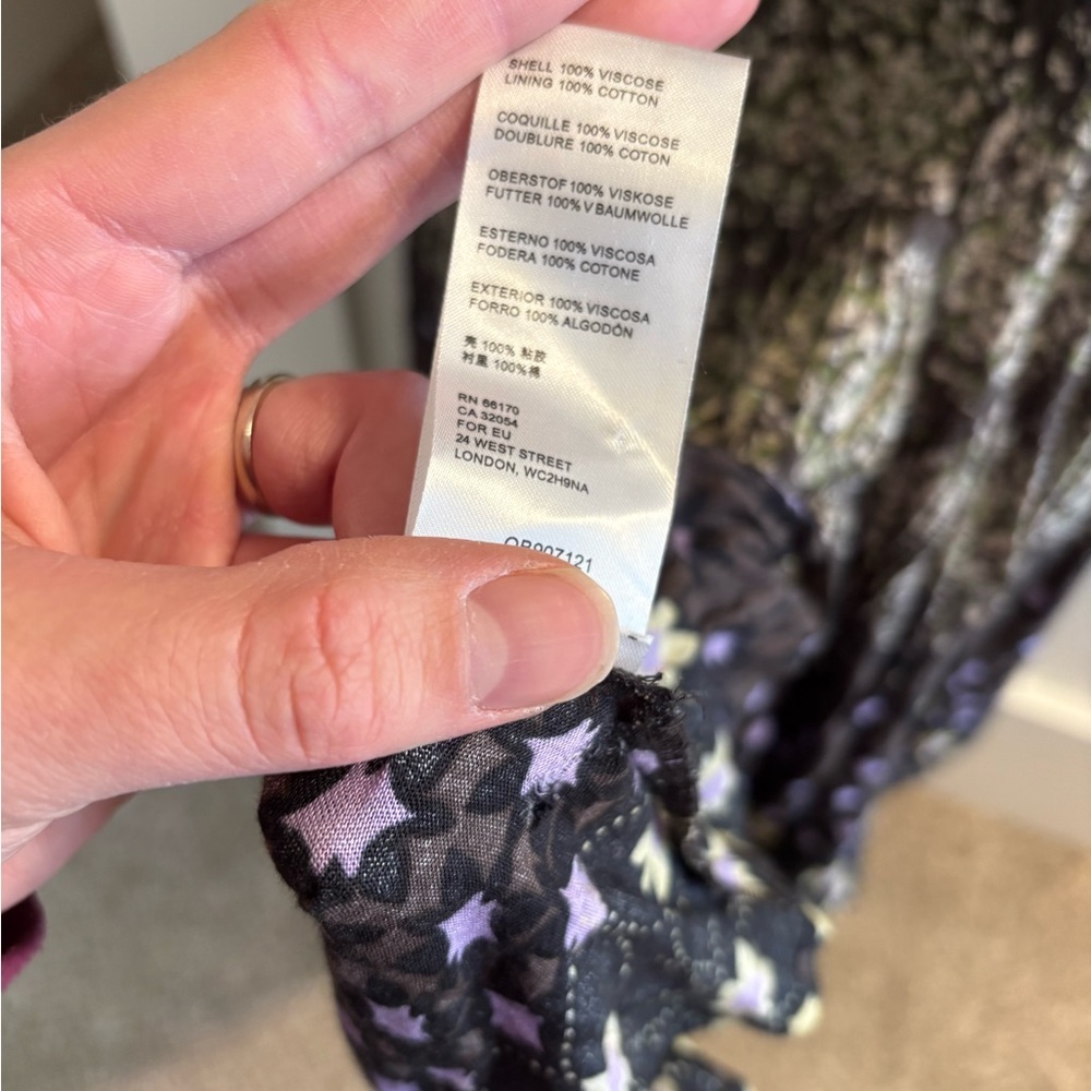 Free People cocoa combo women’s Maxi Dress - Picture 8 of 9